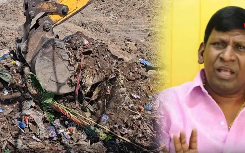 சொந்த செலவில் குப்பைகளை அகற்றிய நடிகர்...??? கண்டுகொள்ளாத பேரூராட்சி நிர்வாகம்...???