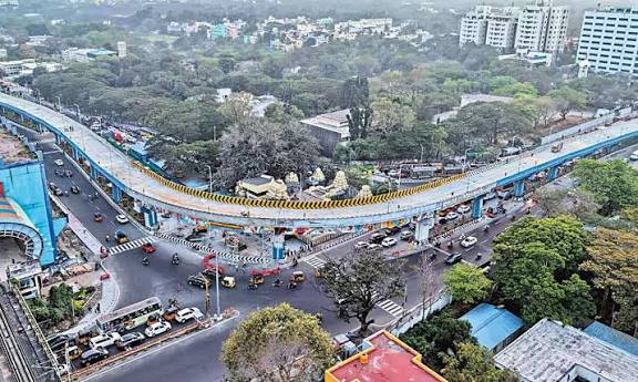 பயணிகள் நிம்மதி..! 'எல்' வடிவ மேம்பாலம்...! முதல்வர் மு.க.ஸ்டாலின்..!