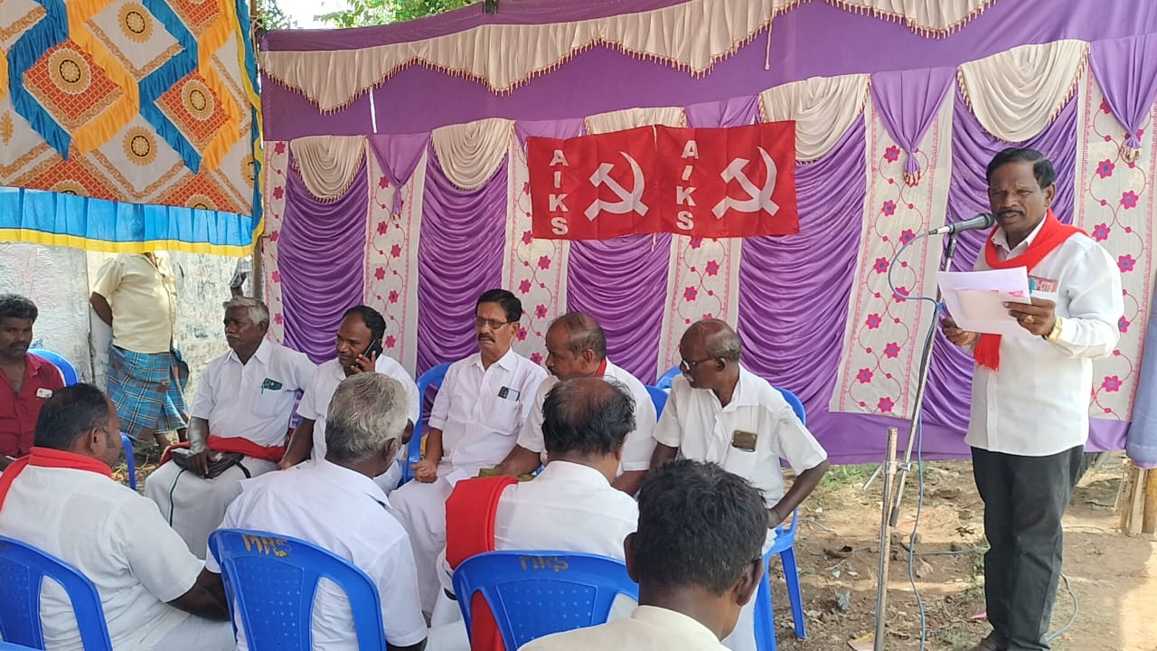 தமிழ்நாடு விவசாயிகள் சங்கம் சார்பில் கண்டன ஆர்ப்பாட்டம்...!!!