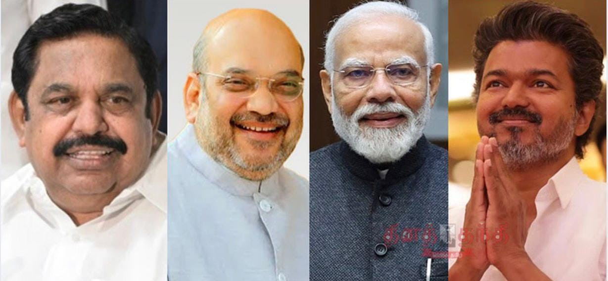 என் டி ஏ கூட்டணியில் விஜய்  - அமித்ஷாவிடம் விஜய் தொலைபேசியில் பேச்சு !  டீலிங் ஓவர்  !!