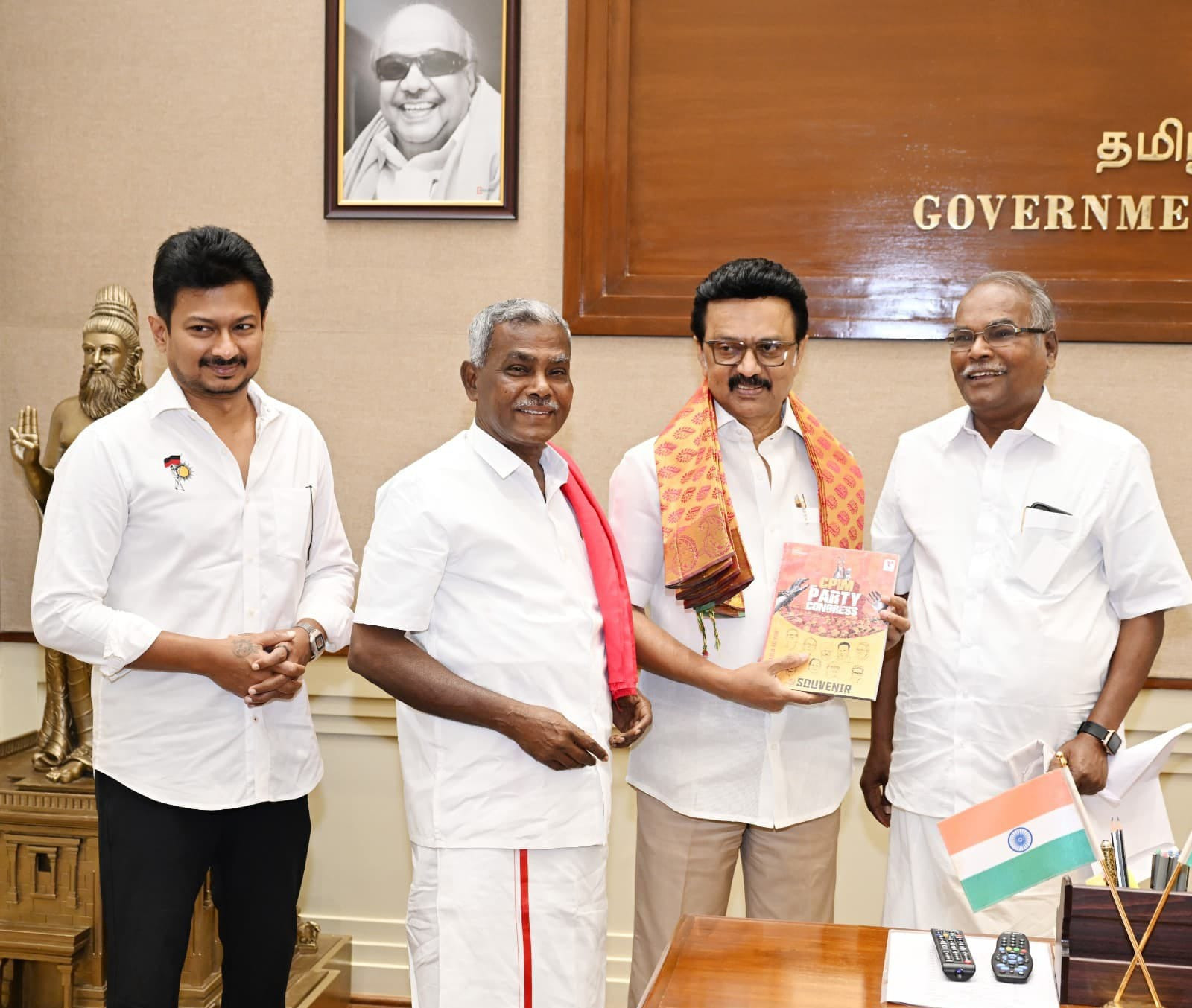 சிபிஐஎம், முதல்வருக்கு நேரில் வாழ்த்து...! எதுக்கு தெரியுமா...?
