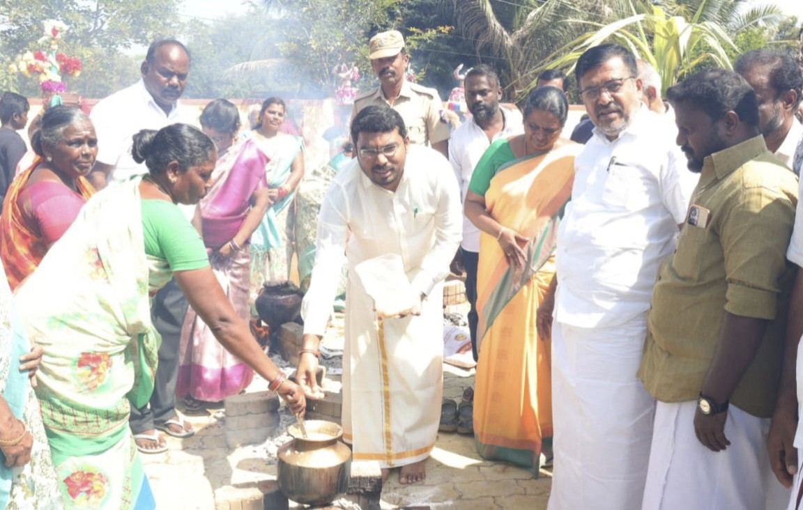 திண்டுக்கல்லில் கலெக்டர் சரவணன் தலைமையில் சமத்துவ பொங்கல் விழா....!!!