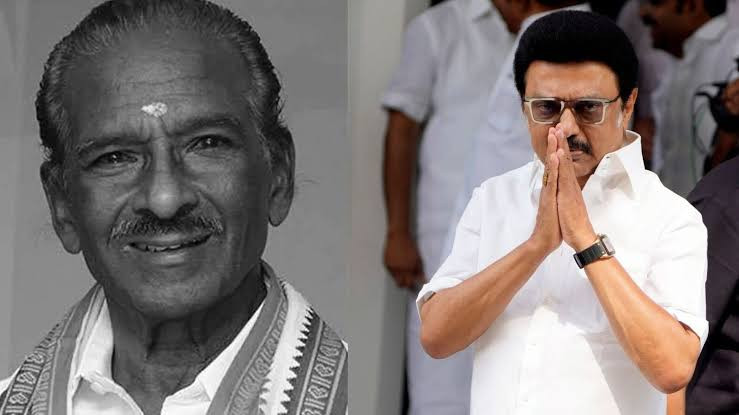 குமரி அனந்தன் உடலுக்கு அரசு மரியாதை...! முதல்வர் ஸ்டாலின் அறிவிப்பு...!