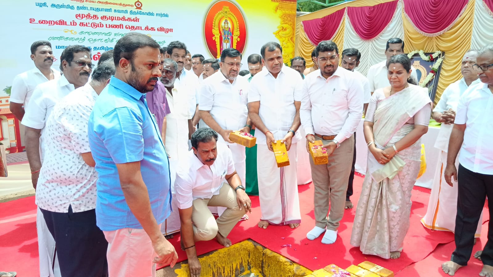 மூத்த குடிமக்கள் உறைவிடம் கட்டும் பணி துவக்க விழா..!!!