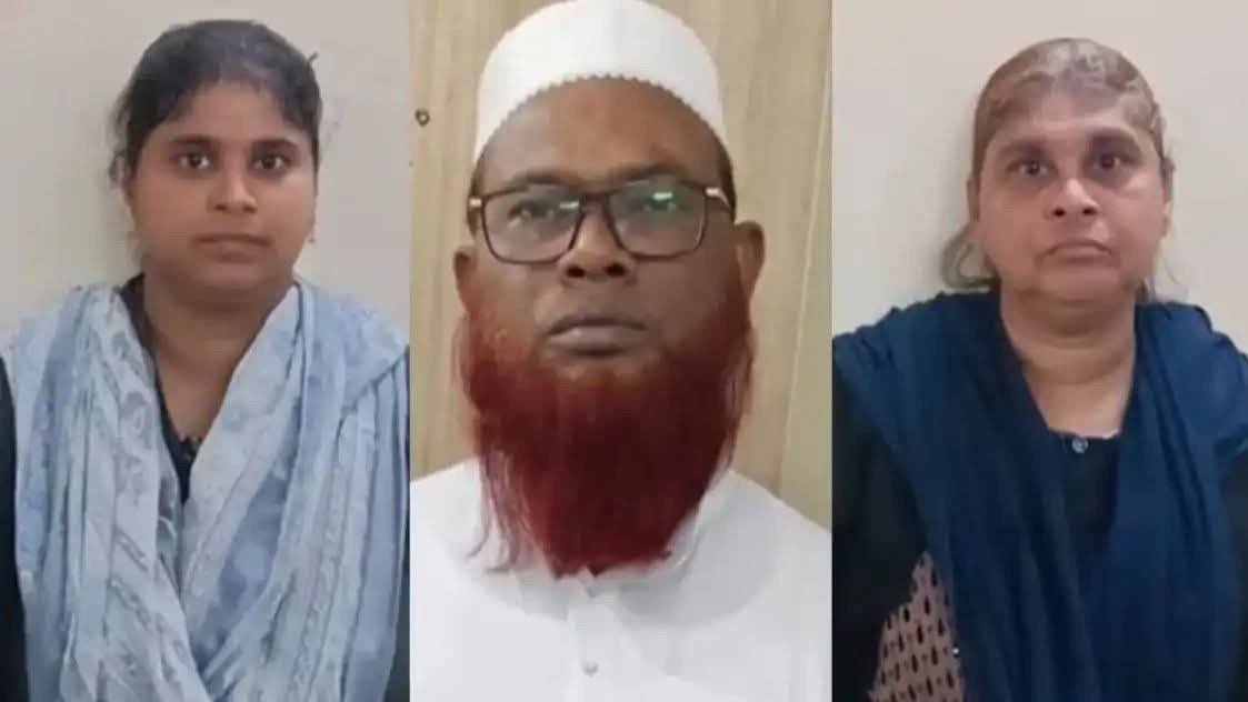 கள்ளக்காதலனுடன் வீட்டிலேயே உல்லாசம் - இடையூறாக இருந்த கணவன் கொலை ! 3 பேரை  தூக்கிய போலீஸ் !!