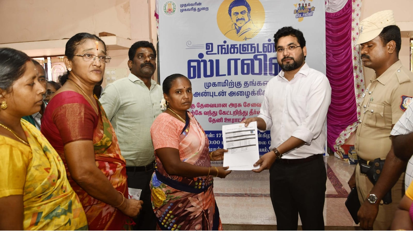 திட்ட முகாம்...! கலெக்டர் நேரில் ஆய்வு..!